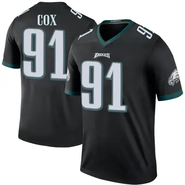 Elite Men's Fletcher Cox White Road Jersey - #91 Football Philadelphia  Eagles Super Bowl LII Vapor Untouchable Size 40/M